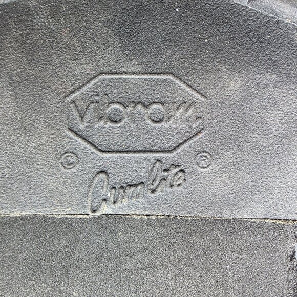 Tactical Work Boots Mens Size 14 Black Leather Vibram Soles Zipper Work Casual - Picture 8 of 13